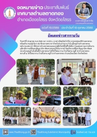 เทศบาลตำบลตาดทอง เข้าร่วมพิธีฉลอง สัญญาบัตร -พัดยศ พระครูวิโสธนาจารย์ ณ วัดวิโสธนาราม บ้านกิโลสาม หมู่ที่ 10 ตำบลตาดทอง อำเภอเมืองยโสธร จังหวัดยโสธร