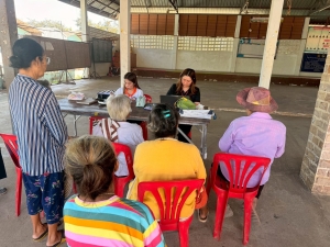 เทศบาลตำบลตาดทอง ลงพื้นที่ออกบริการจัดเก็บภาษีที่ดินและสิ่งปลูกสร้าง จัดเก็บค่าธรรมเนียมขยะมูล เพื่ออำนวยความสะดวกให้แก่ประชาชนในพื้นที่ตำบลตาดทอง อำเภอเมืองยโสธร จังหวัดยโสธร