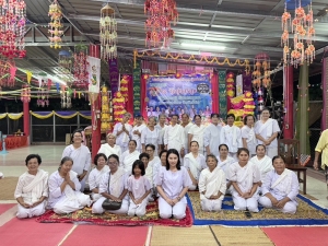 นายกภัคสุนันท์ ร่วมพิธีกวนข้าวทิพย์ ที่วัดทุ่งศรีสุข บ้านตาดทอง หมู่ที่ 11 ตำบลตาดทอง อำเภอเมืองยโสธร จังหวัดยโสธร