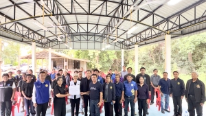 เทศบาลตำบลตาดทอง ร่วมลงพื้นที่ประชุมโครงการการขับเคลื่อนนโยบาย Quick Big Win รวมพลัง รักศรัทธาแก้ไขปัญหายาเสพติด แบบบูรณาการ ในพื้นที่ตำบลตาดทอง ระดับอำเภอเมืองยโสธร จังหวัดยโสธร