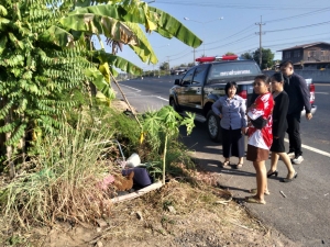 เทศบาลตำบลตาดทอง ลงพื้นที่ตรวจเยี่ยมและให้ความช่วยเหลือประชาชนในเขตพื้นที่ตำบลตาดทอง อำเภอเมืองยโสธร จังหวัดยโสธร